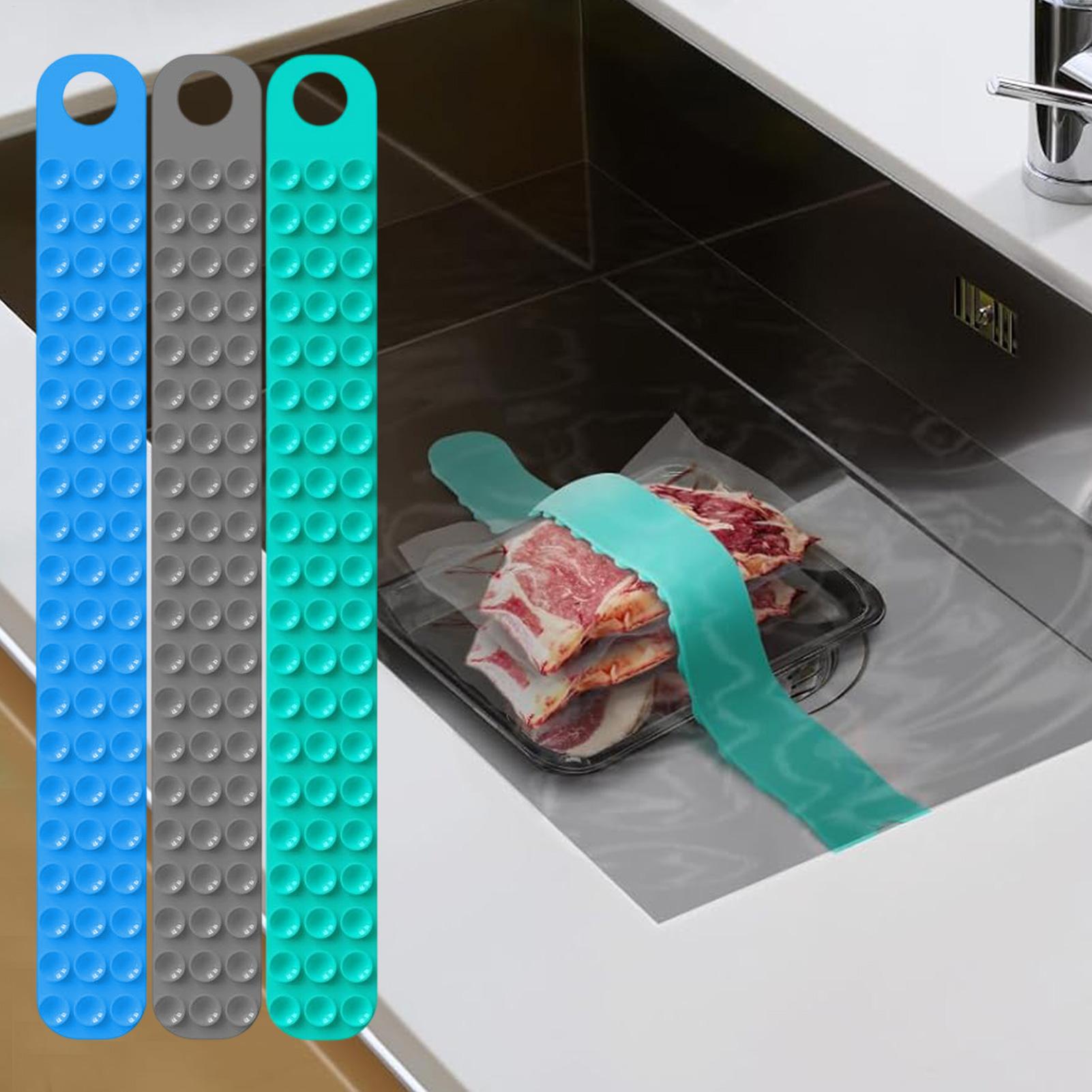 Home Cooking Fast Foods - Kitchen Thawing Belt Silicone Sink Meat