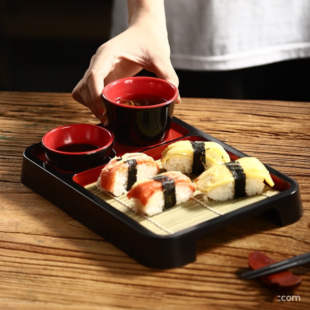 Japanese Style Cold Noodle Dis - огляд і ціна Sushi Mat Bamboo