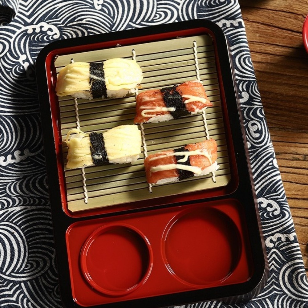Japanese Style Cold Noodle Dis - огляд і ціна Sushi Mat Bamboo