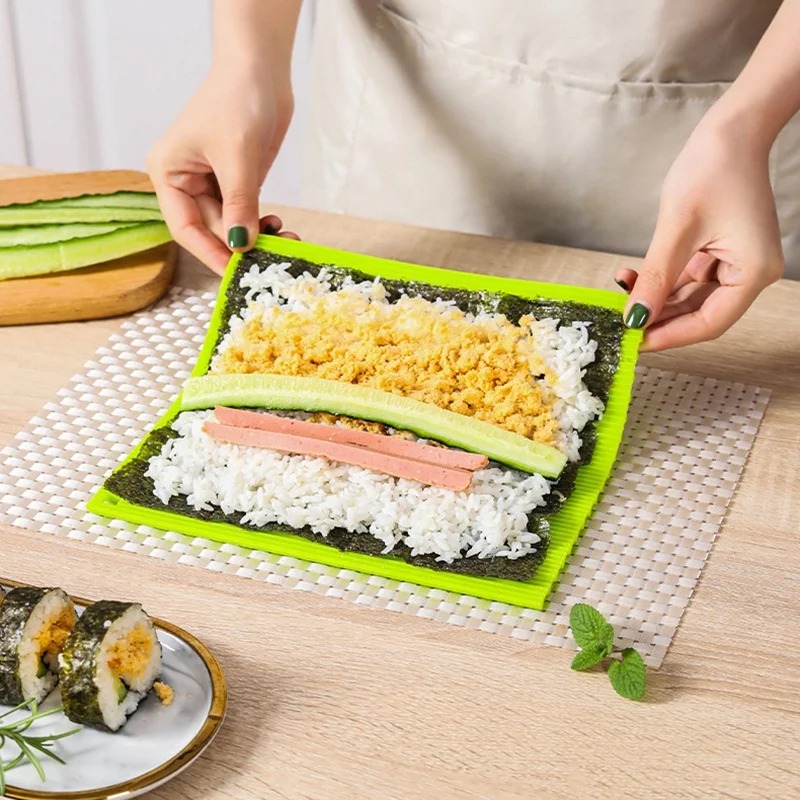 Imitation Bamboo Silicone Sush - огляд і ціна Sushi Mat Bamboo