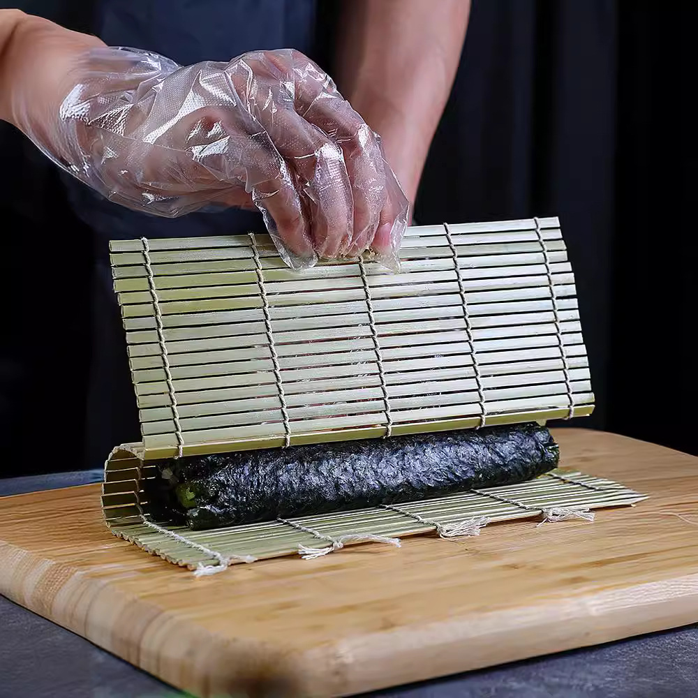 1PC 24/27/30cm Kitchen Sushi T - огляд і ціна Sushi Mat Bamboo