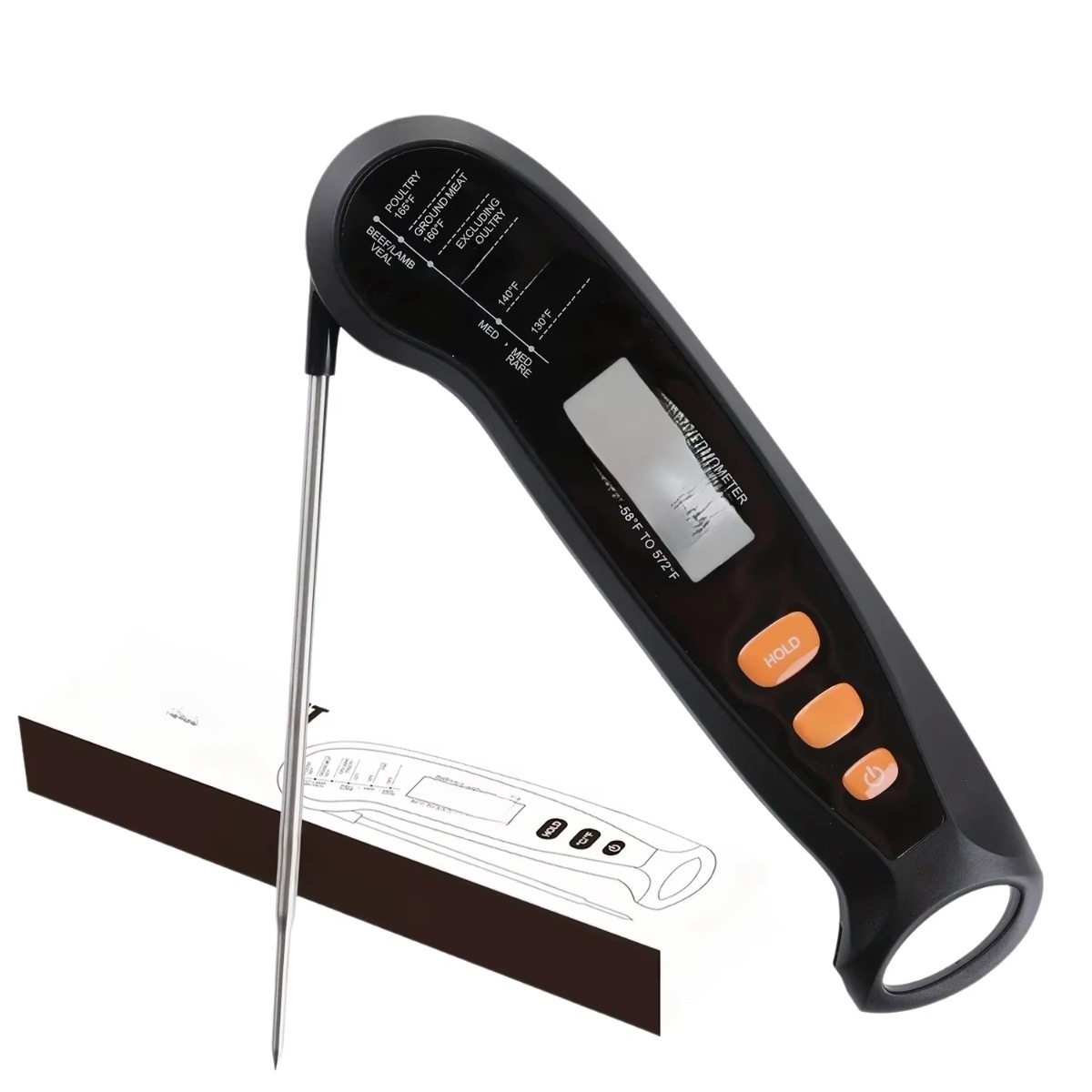 Digital Kitchen Food Thermomet - огляд і ціна Home Cooking Fast Foods