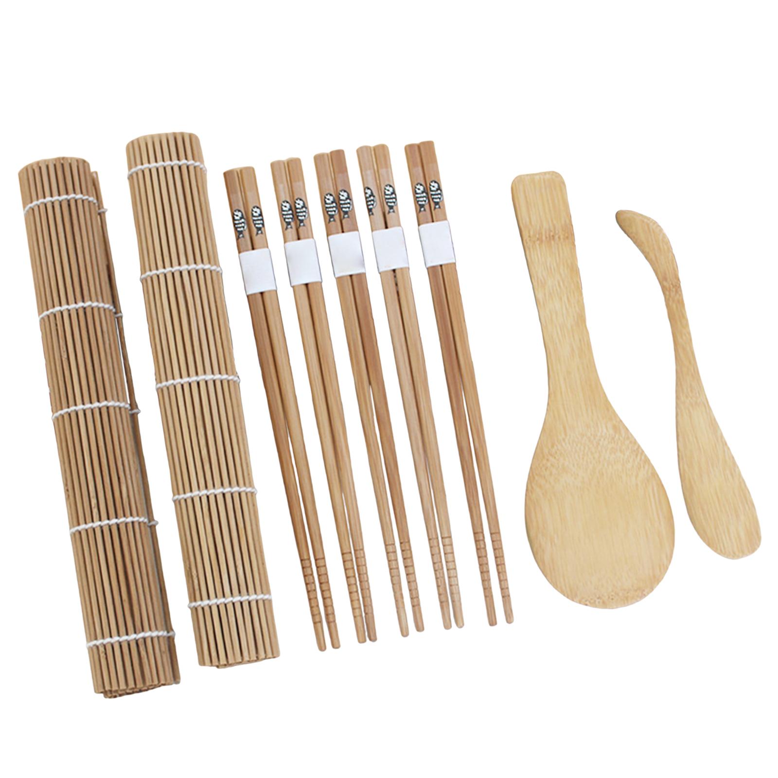 9 Pieces Sushi Making Set Bamb - огляд і ціна Sushi Mat Bamboo
