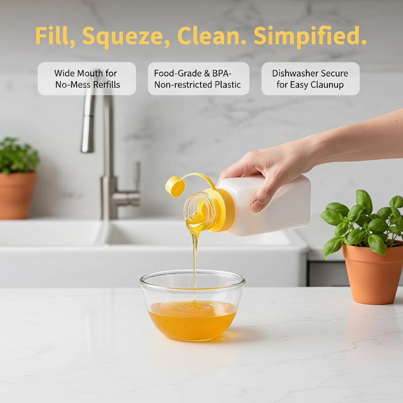 Squeeze Condiment Dispenser Du - огляд і ціна Home Cooking Fast Foods
