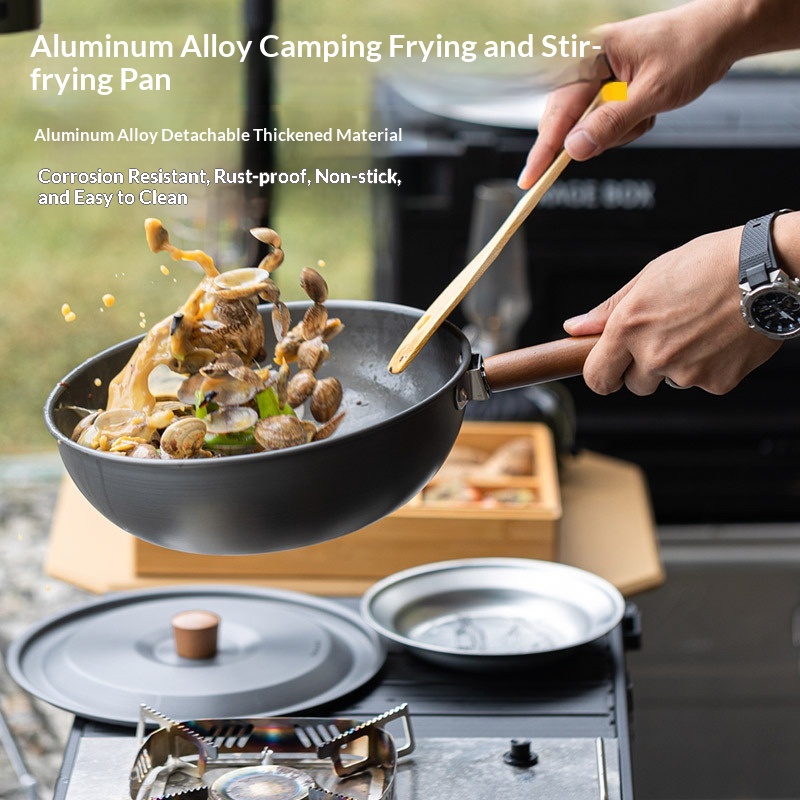 Outdoor Aluminum Alloy Wok Wit - огляд і ціна Home Cooking In Chinese