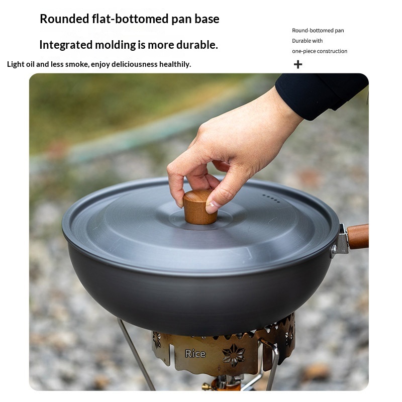 Outdoor Aluminum Alloy Wok Wit - огляд і ціна Home Cooking In Chinese